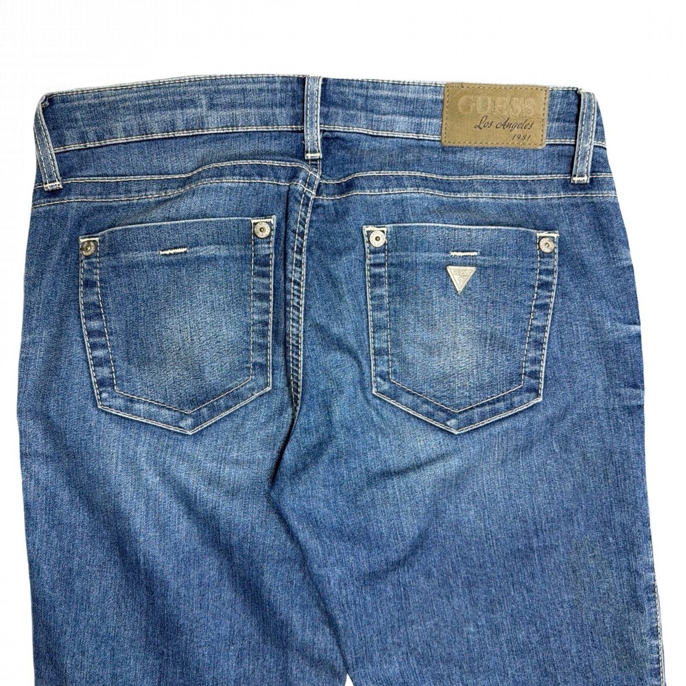 Guess Power Ultra Skinny Low-Rise Jeans‎ Womens 29x30 Medium Wash Blue Denim - Picture 9 of 16